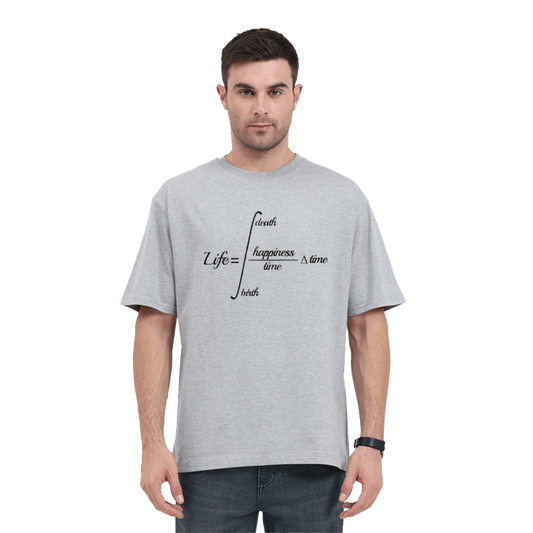 ⏳ Life's Integral Oversized Tee