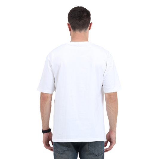 🎯 BUILT DIFFERENT White Oversized Tee